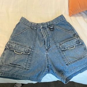 women’s columbia pfg vintage jean shorts size M